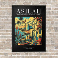 Thumbnail for ASILAH - Poster - Canvas Framed - Black