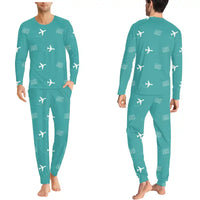 Thumbnail for Amami Airport (ASJ) Pajamas - Men Pajamas - Turquoise