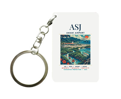 ASJ - Poster - Key Chain - White