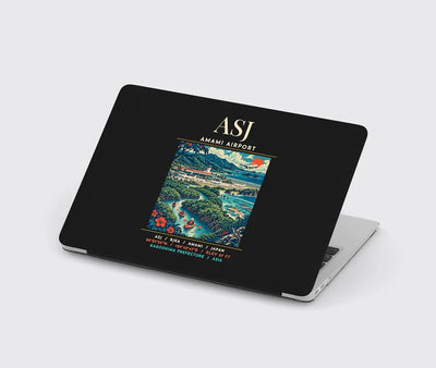 ASJ - Poster - MacBook Case - Black