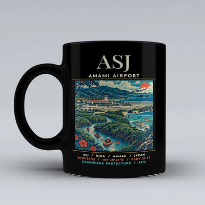 ASJ - Poster - Mug - Black