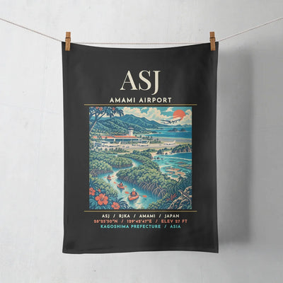 ASJ - Poster - Towel - Black