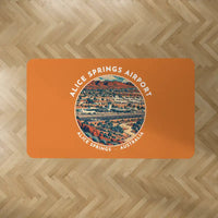 Thumbnail for Alice Springs Airport (ASP) Carpets - Carpet Rectangle - Badge - Orange V2