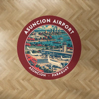 Thumbnail for Silvio Pettirossi International Airport (ASU) Carpets - Carpet Round - Badge - Dark Red V2