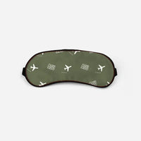 Thumbnail for Silvio Pettirossi International Airport (ASU) Sleep Masks - Sleep Mask - Pattern - Green Army