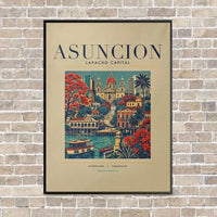 Thumbnail for ASUNCION - Poster - Canvas Framed - Beige