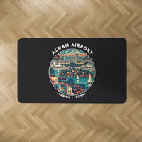 Thumbnail for Aswan International Airport (ASW) Carpets - Carpet Rectangle - Badge - Black V2