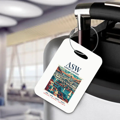 ASW - Poster - Luggage Tag - White