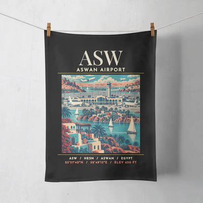 ASW - Poster - Towel - Black