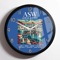 Thumbnail for ASW - Poster - Wall Clock Framed - Blue