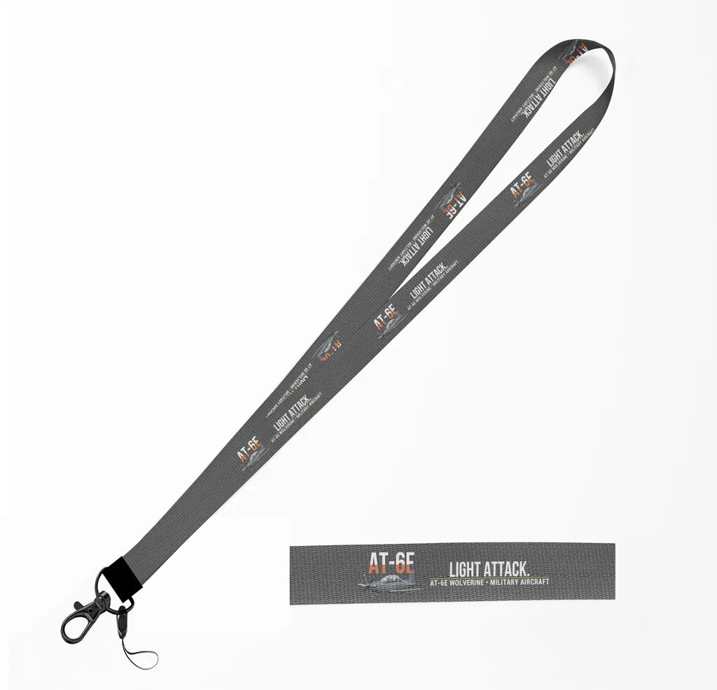 AT-6E Wolverine lanyard - gray