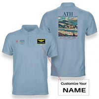 Thumbnail for ATH - Poster - Double-Side Polo - Light Blue + Name
