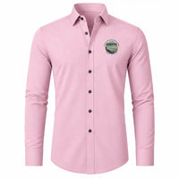 Thumbnail for Atlanta Hartsfield-Jackson International Airport (ATL) Shirts - Long Sleeve Shirt - Badge - Pink