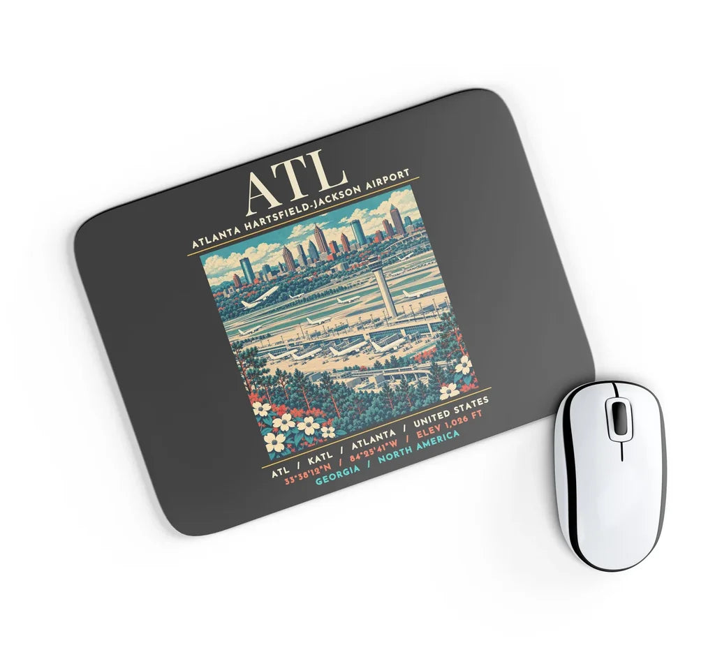 ATL - Poster - Mouse Pad - Black