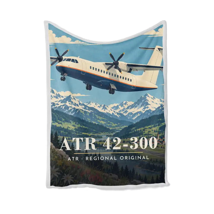 ATR 42-300 - 3D - Blanket - Full Print