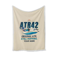 Thumbnail for ATR 42-300 - Cartoon + Name - Blanket - Beige