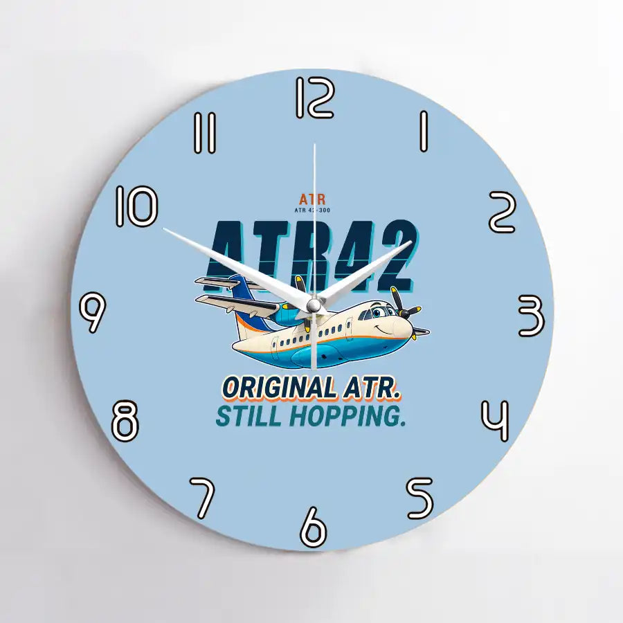 ATR 42-300 - Cartoon - No Frame - Light Blue