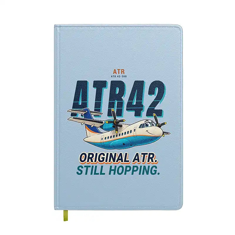 ATR 42-300 - Cartoon - Notebook - Light Blue