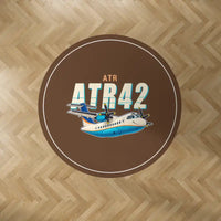 Thumbnail for ATR 42-300 - Cartoon - Round Carpet - Brown