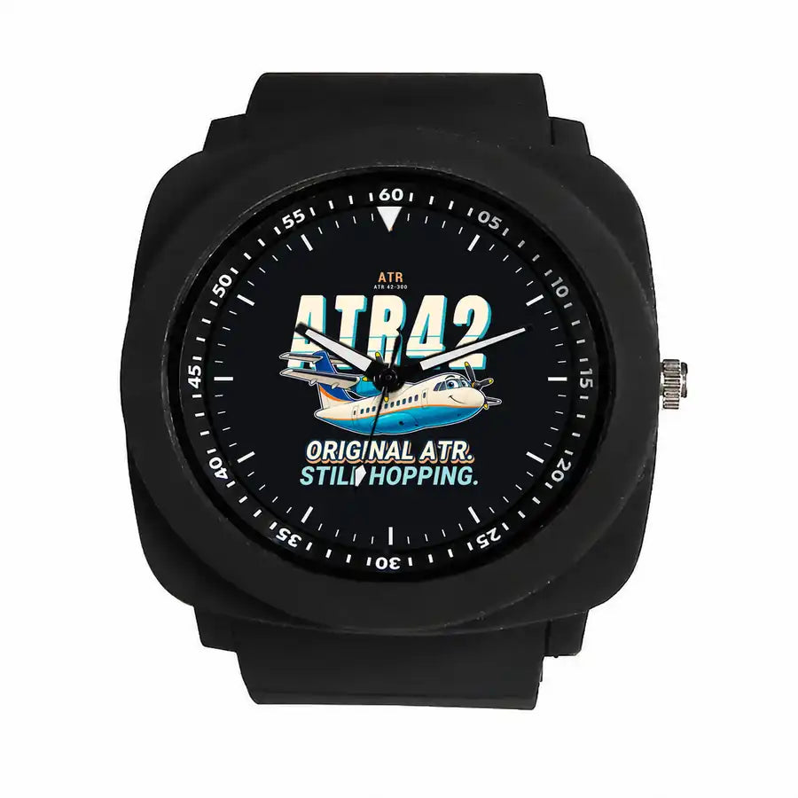 ATR 42-300 - Cartoon - Rubber Strap - Black