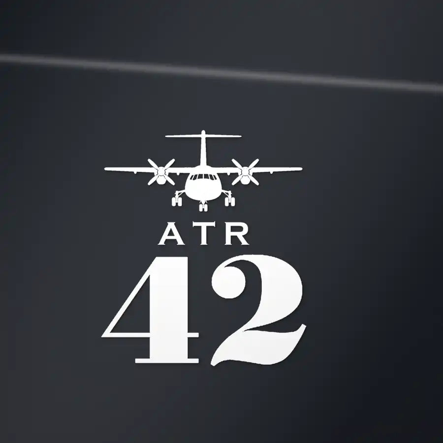 ATR 42-300 - Heritage Die-Cut - White - Die-Cut - Close-up