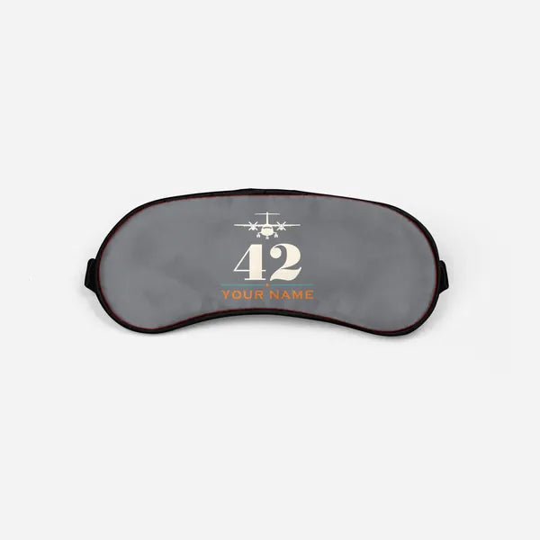ATR 42-300 - Heritage + Name - Sleep Mask - Gray
