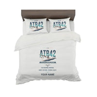 Thumbnail for ATR 42-300 - Original + Name - Bedding Set - White