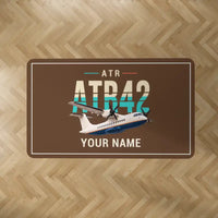 Thumbnail for ATR 42-300 - Original + Name - Rectangle Carpet - Brown