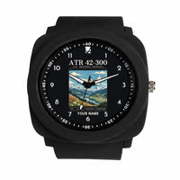 Thumbnail for ATR 42-300 - Poster + Name - Rubber Strap - Black