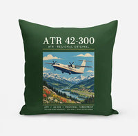 Thumbnail for ATR 42-300 - Poster - Pillow - Dark Green