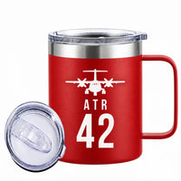 Thumbnail for ATR 42-300 - Stainless Steel Mug - Heritage - Red