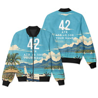 Thumbnail for ATR 42-500 3D All-Over Print Clothing - Bomber Jacket - 3D + Name