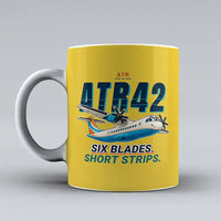 Thumbnail for ATR 42-500 - Cartoon - Mug - Yellow