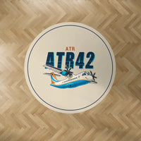 Thumbnail for ATR 42-500 - Cartoon - Round Carpet - Beige