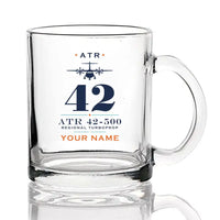 Thumbnail for ATR 42-500 - Heritage + Name - Coffee & Tea Glass