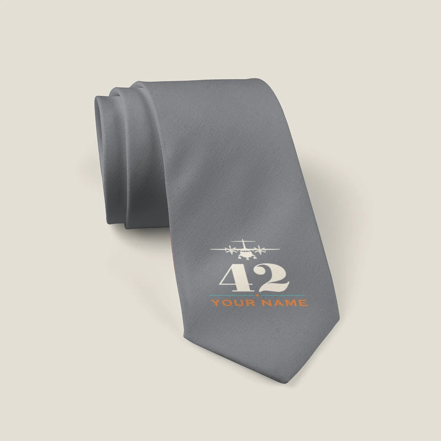 ATR 42-500 - Heritage + Name - Tie - Gray