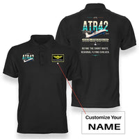 Thumbnail for ATR 42-500 - Original - Double-Side Polo - Black + Name
