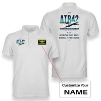 Thumbnail for ATR 42-500 - Original - Double-Side Polo - White + Name