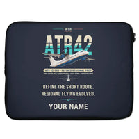 Thumbnail for ATR 42-500 - Original + Name - Laptop Sleeve