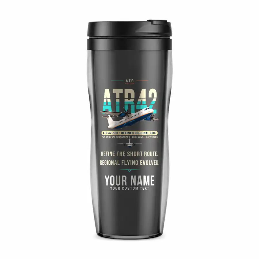 ATR 42-500 - Original + Name - Plastic (No Holder) - Gray