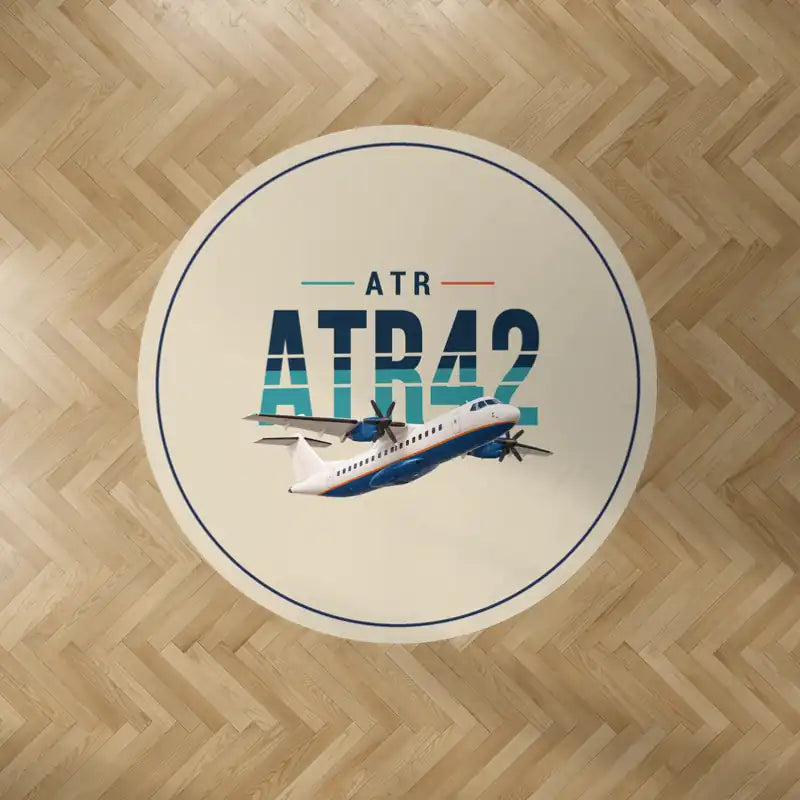 ATR 42-500 - Original - Round Carpet - Beige