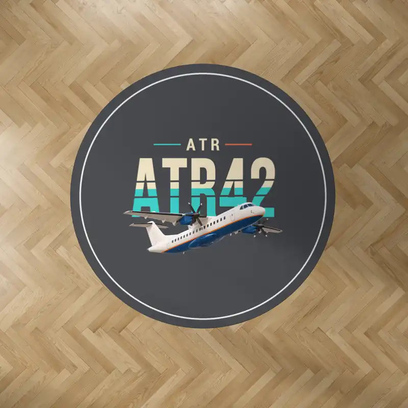 ATR 42-500 - Original - Round Carpet - Dark Gray