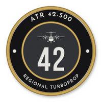 Thumbnail for ATR 42-500 Patches - Circle - Black Gold