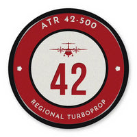 Thumbnail for ATR 42-500 Patches - Circle - Red White