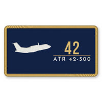 Thumbnail for ATR 42-500 Patches - Rectangle - Navy Gold
