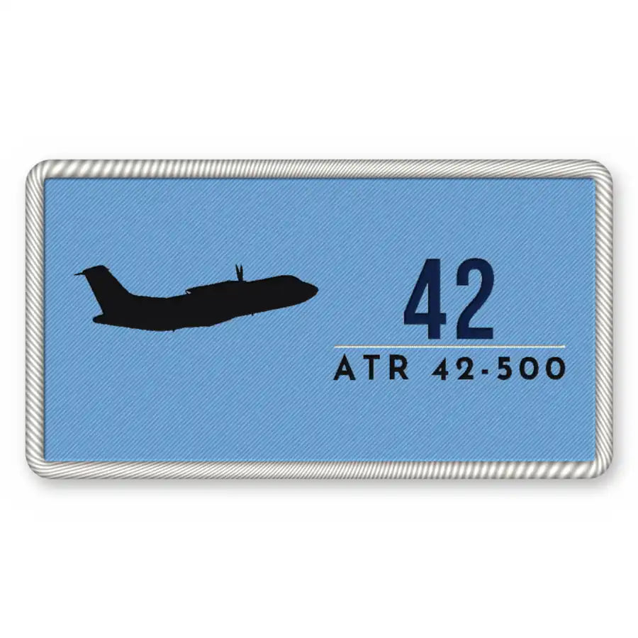ATR 42-500 Patches - Rectangle - Sky Navy