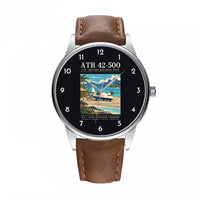 Thumbnail for ATR 42-500 - Poster - Leather Strap - Brown Leather Strap