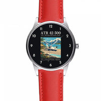 Thumbnail for ATR 42-500 - Poster - Leather Strap - Red Leather Strap