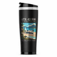 Thumbnail for ATR 42-500 - Poster - Stainless Steel (No Holder) - Black