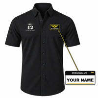Thumbnail for ATR 42-500 - Short Sleeve Shirt - Heritage - Black + NAME